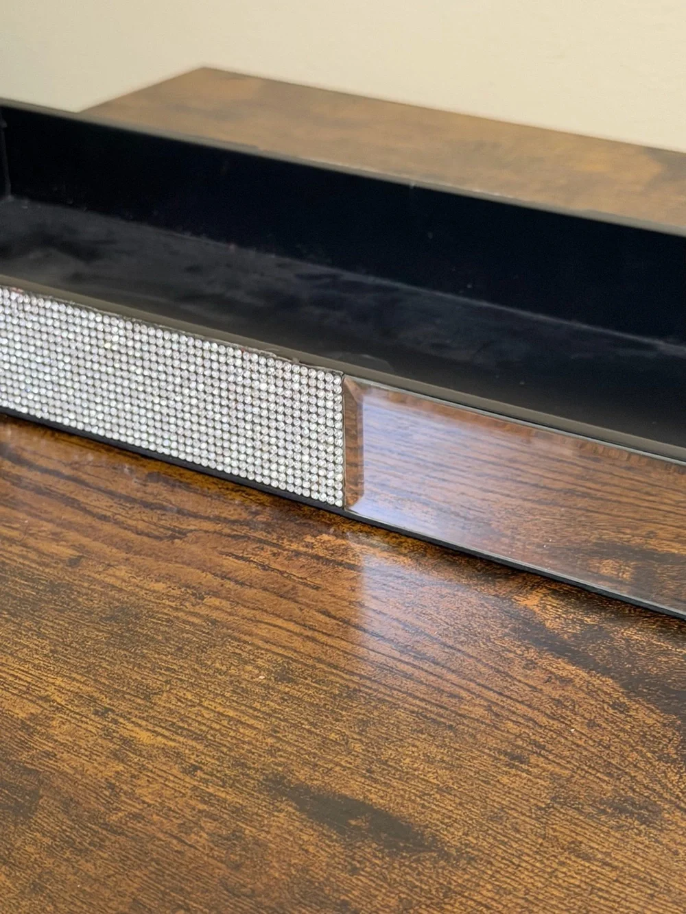 Bella Lux Vanity Tray with Mirrors and Rhinestone